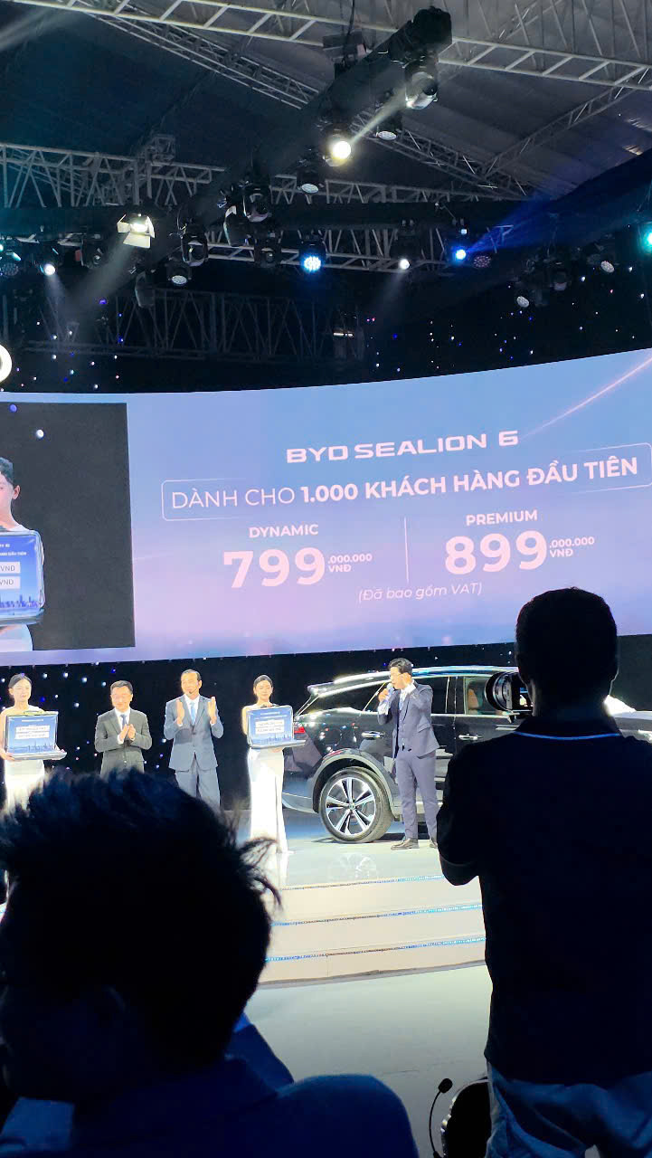 Ra Mắt BYD Sealion 6 HEV với giá cạnh tranh